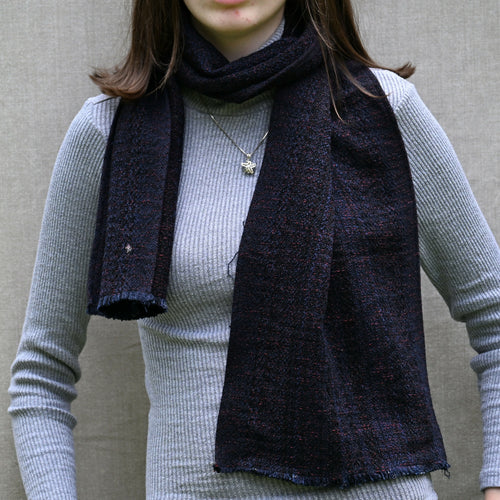 echarpe_noire_de_jais_creation_tissages_francois_vieillard copie | EMPREINTES Paris - EMPREINTES Paris