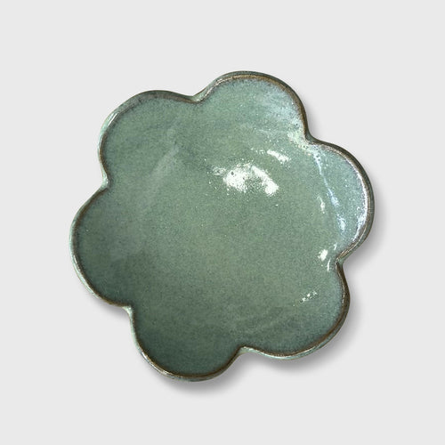 Sarlat turquoise Coupelle fleur | EMPREINTES Paris - EMPREINTES Paris