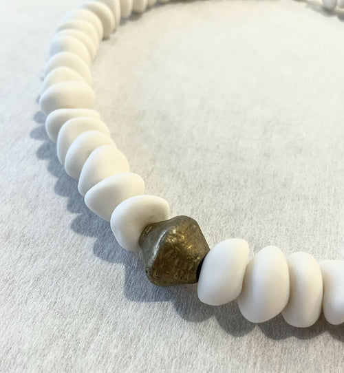 Collier - Petit Poucet et sa perle en bronze | EMPREINTES Paris - EMPREINTES Paris