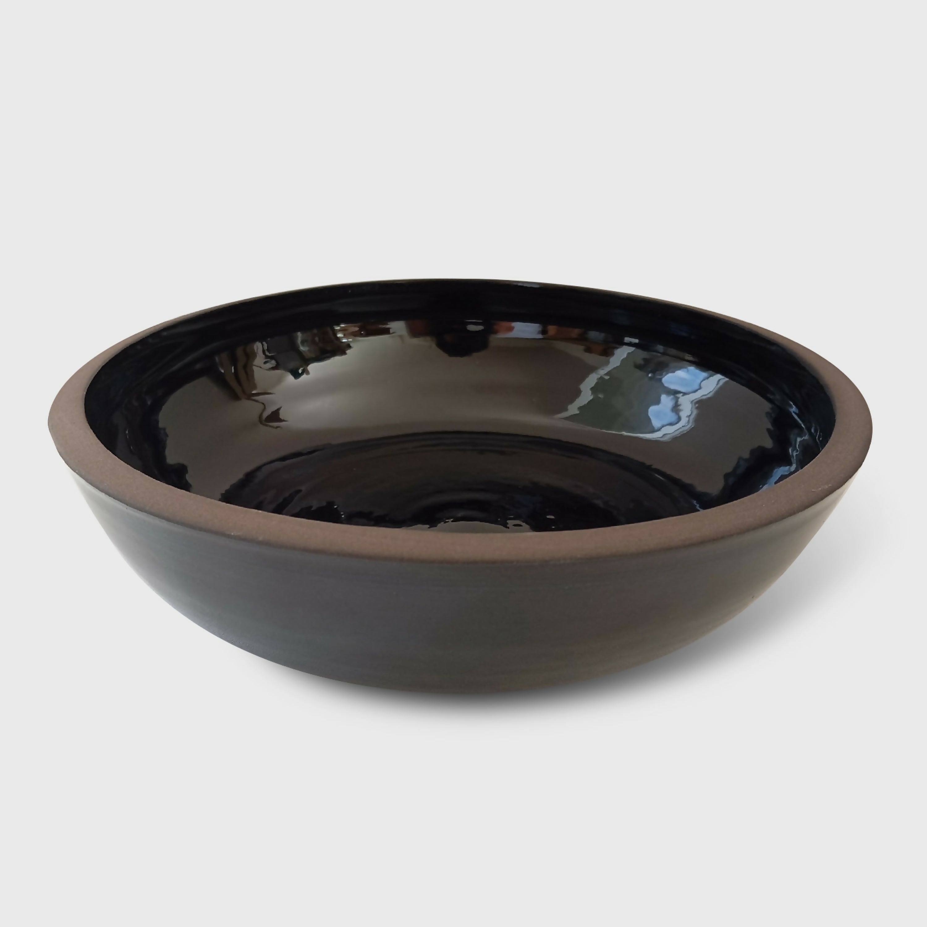 assiette_creuse_noir_georgie_blin_ceramiste copie | EMPREINTES Paris