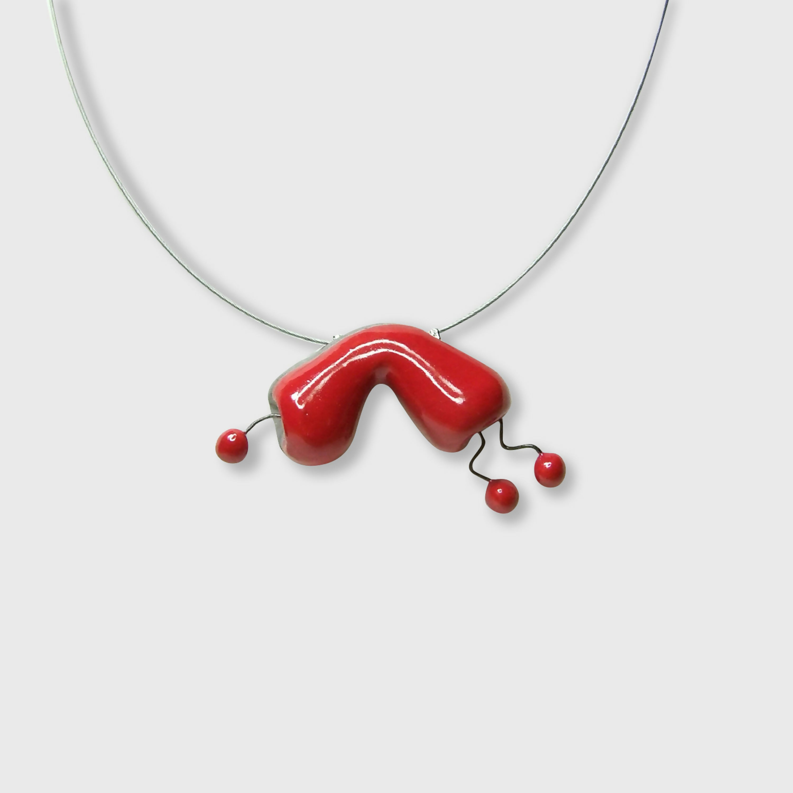 Collier Niki rouge | EMPREINTES Paris