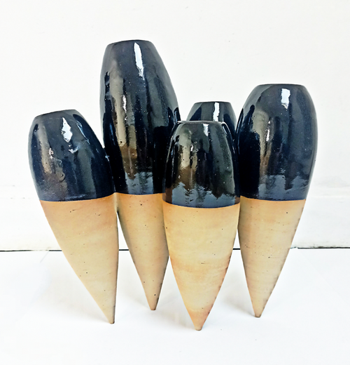 Vase Polyphore en grès roux tourné - atelier klemans copie | EMPREINTES Paris - EMPREINTES Paris