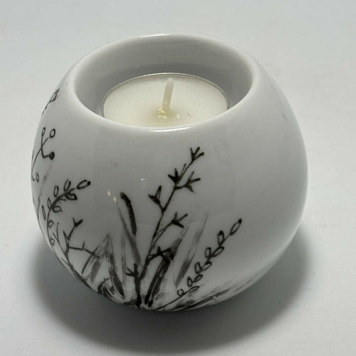 Bougeoir boule HERBES ET FLEURS CHAMPETRES 4 | EMPREINTES Paris - EMPREINTES Paris