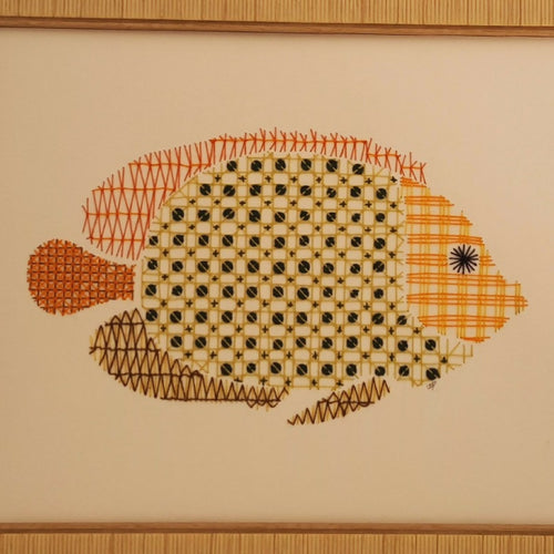 tableau_poisson_paille_carole_bonneau copie | EMPREINTES Paris - EMPREINTES Paris