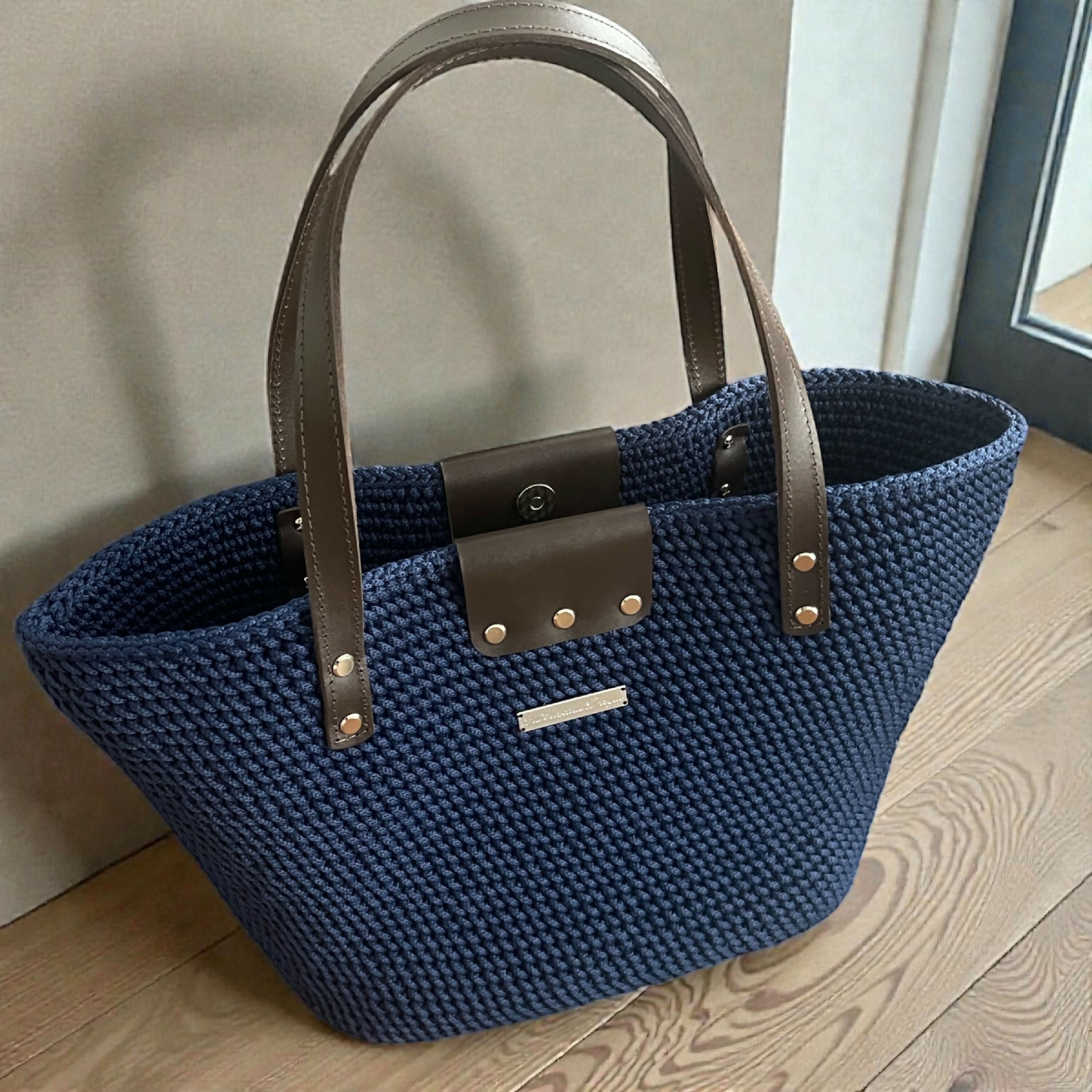 Sac cabas Bleu Chic | EMPREINTES Paris