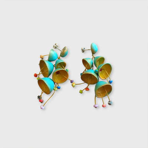 Boucles d'oreilles Danseuses turquoises | EMPREINTES Paris - EMPREINTES Paris