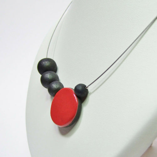 Collier décroissant rouge | EMPREINTES Paris - EMPREINTES Paris