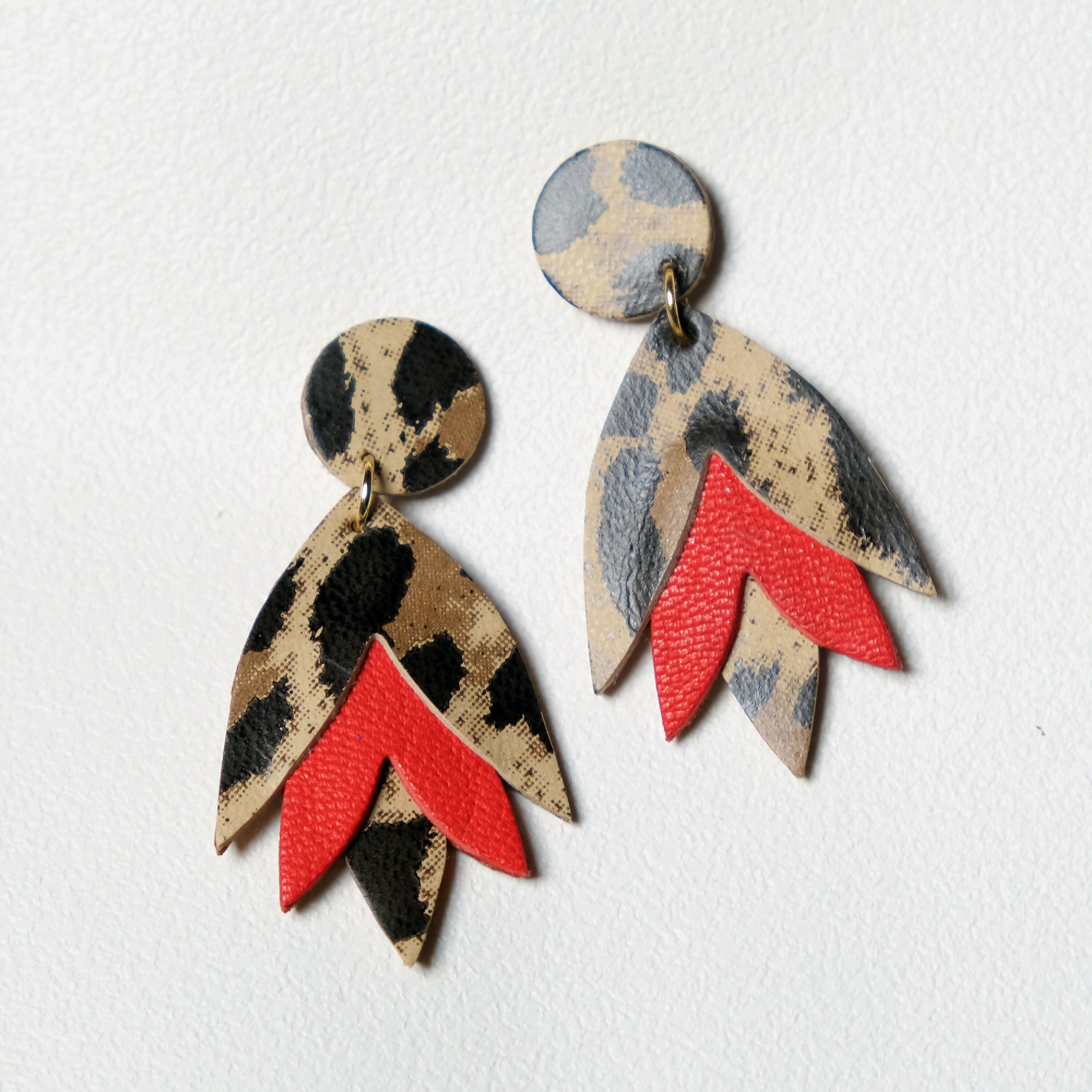 boucles_doreilles_izia_imprime_animalier_genati | EMPREINTES Paris