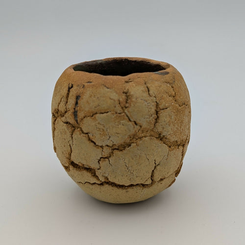 Sculpture Terre craquelée - grès roux 05 | EMPREINTES Paris - EMPREINTES Paris