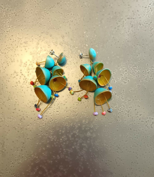 Boucles d'oreilles Danseuses turquoises | EMPREINTES Paris - EMPREINTES Paris