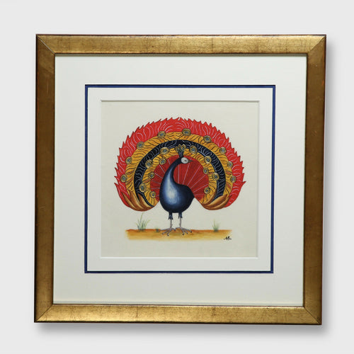 enluminure_le_paon_rouge_annie_bouyer_enluminure copie | EMPREINTES Paris - EMPREINTES Paris