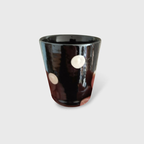 verre_espresso_terre_noire_pois_blancs_georgie_blin_ceramiste copie | EMPREINTES Paris - EMPREINTES Paris