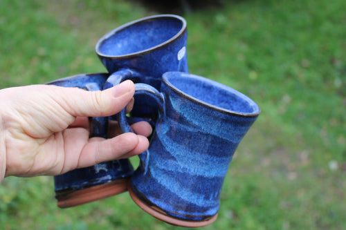 Mug en grès avec email bleu | EMPREINTES Paris - EMPREINTES Paris