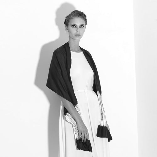 Echarpe Midi Plissée Twill de Soie PLISSENPLI | EMPREINTES Paris - EMPREINTES Paris