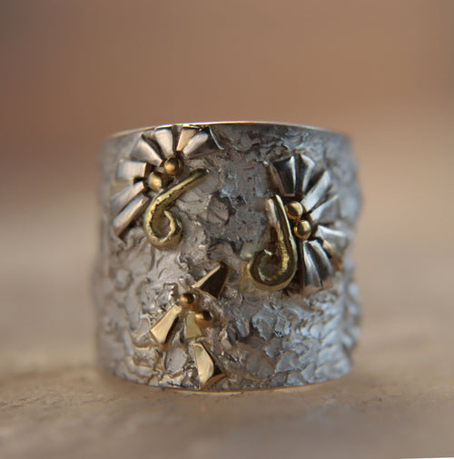 bague_ecriture_ii_piece_unique_t46_en_agent_pur_et_or_sol_billeke copie | EMPREINTES Paris - EMPREINTES Paris