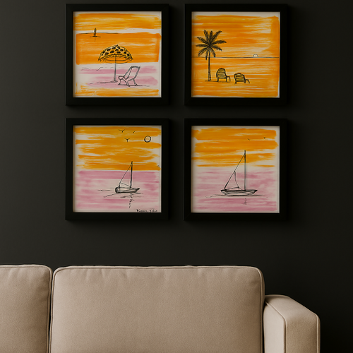 Tableau carreau Tropique 4 | EMPREINTES Paris - EMPREINTES Paris