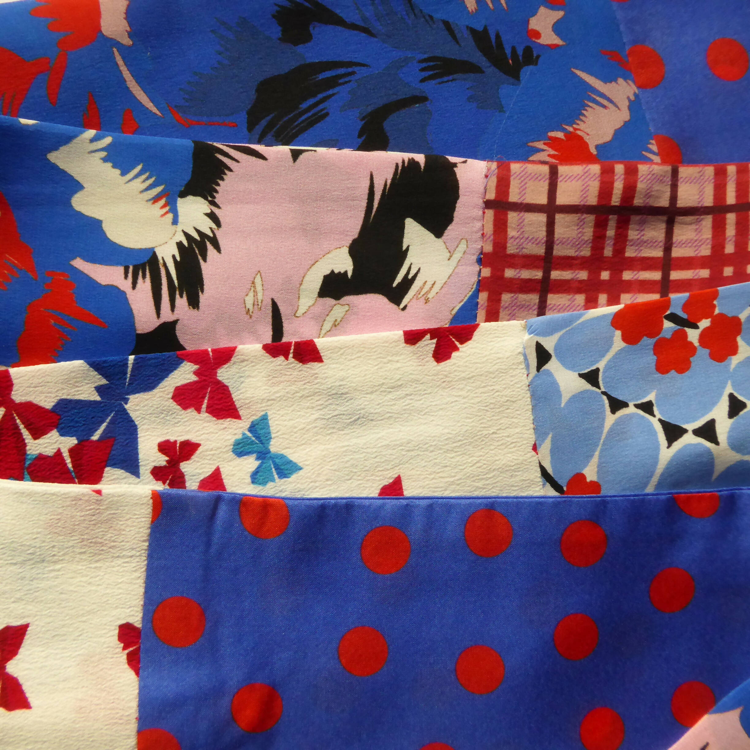 Bandeau soie blue pink | EMPREINTES Paris