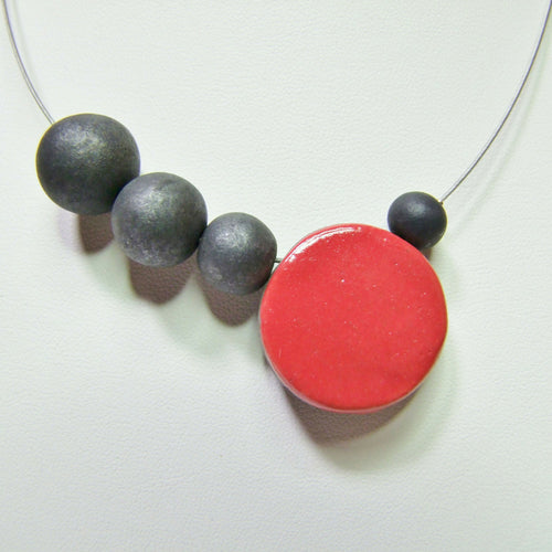 Collier décroissant rouge | EMPREINTES Paris - EMPREINTES Paris