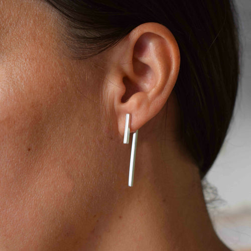 Boucles d'oreilles Bauhaus traits | EMPREINTES Paris - EMPREINTES Paris
