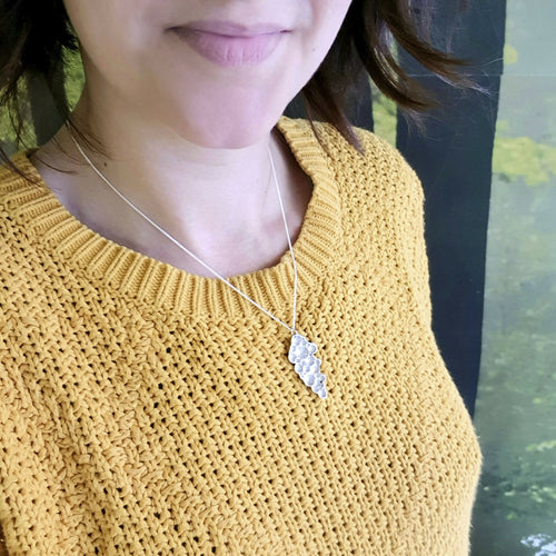 Collier Corail en argent massif recyclé | EMPREINTES Paris - EMPREINTES Paris