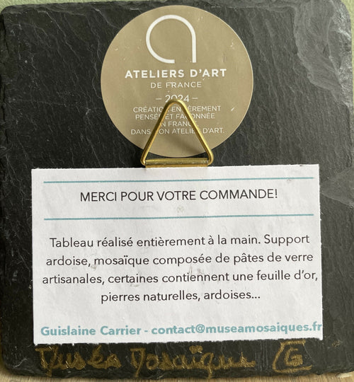 tableau_mini_en_mosaique_vert_ardoise_cupules_musea_mosaique copie | EMPREINTES Paris - EMPREINTES Paris
