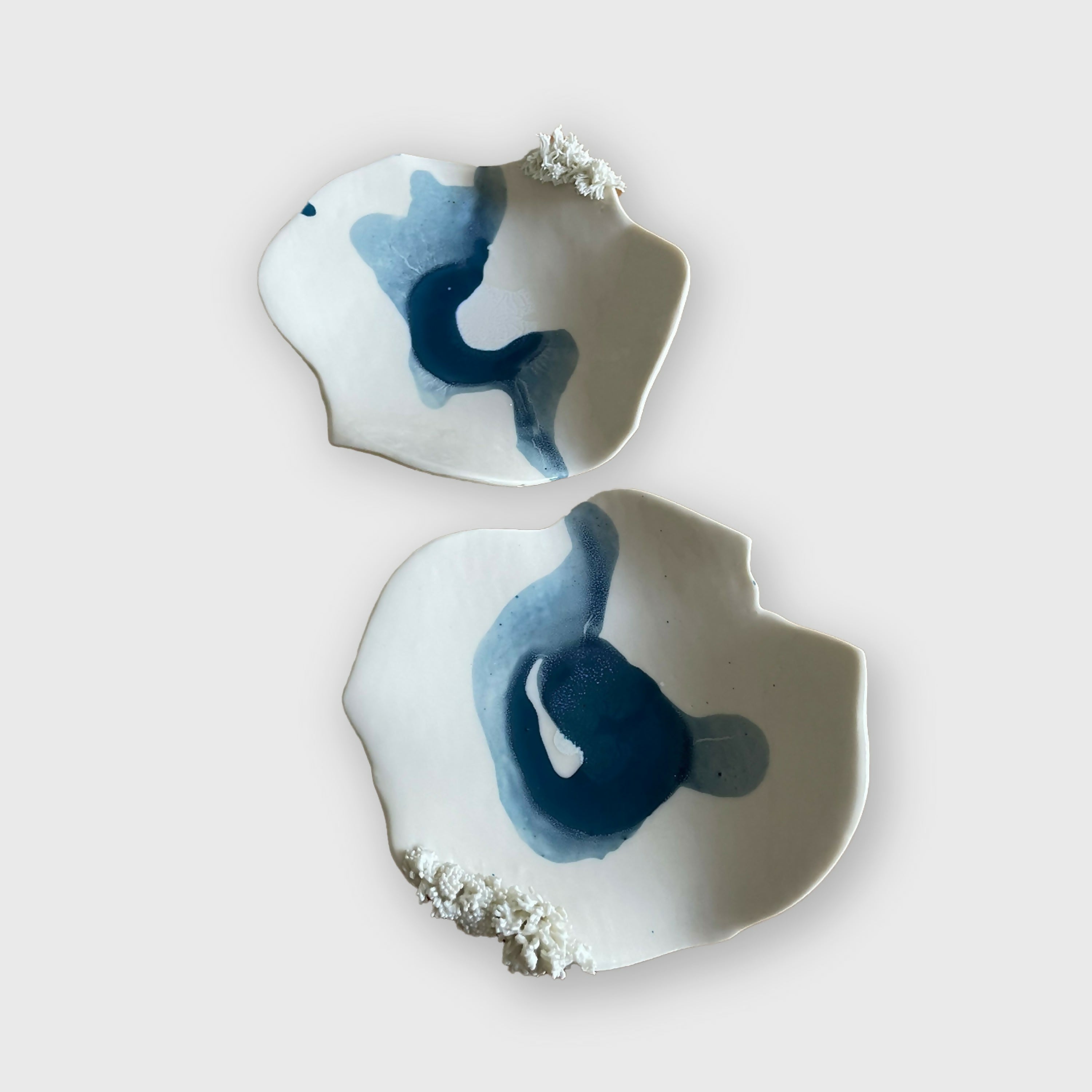 Duo de Coupelles Corail Aqua | EMPREINTES Paris