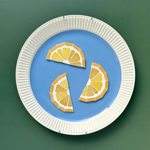 Assiette murale Trois citrons | EMPREINTES Paris - EMPREINTES Paris