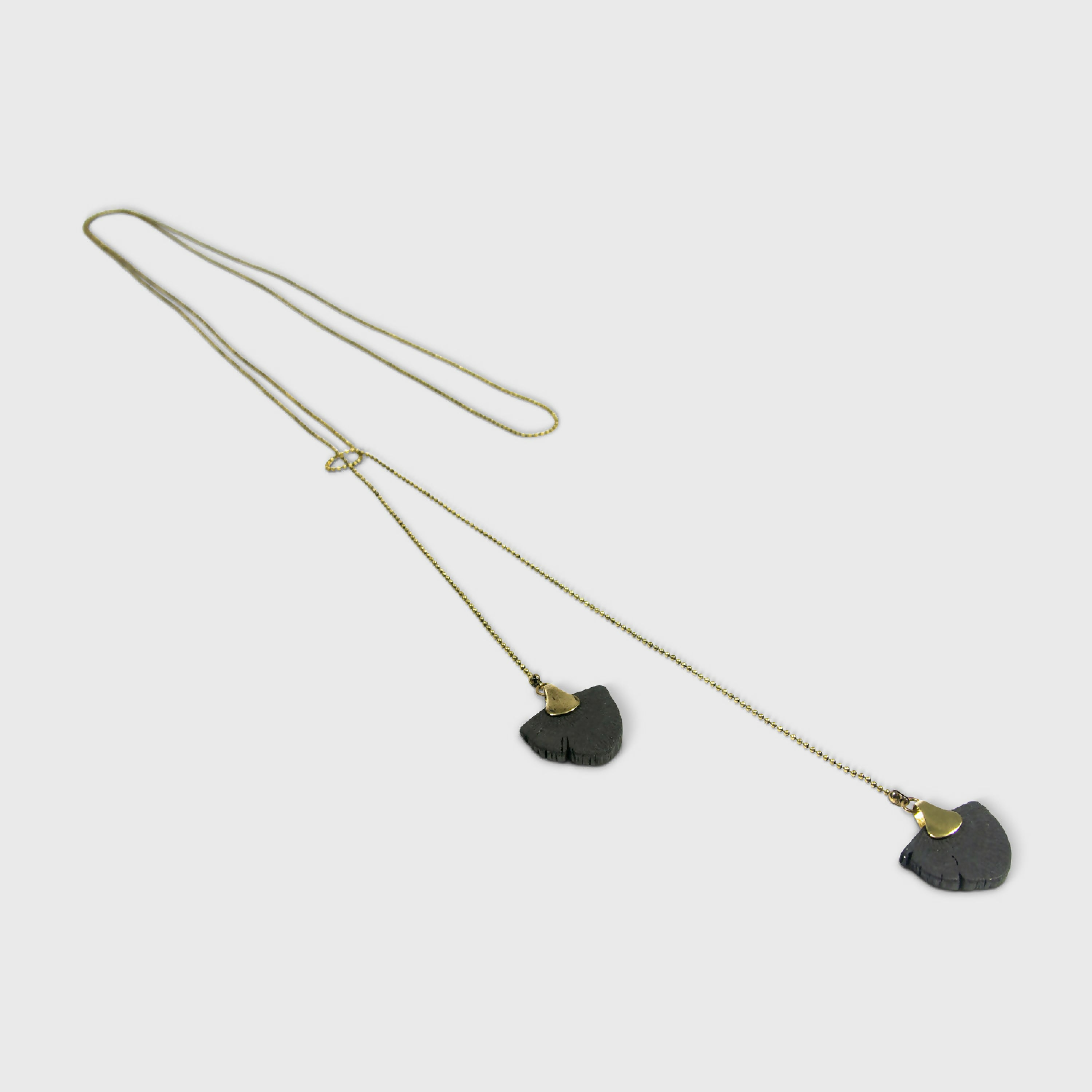 Sautoir HIME-MINI-GINKO 9 | EMPREINTES Paris