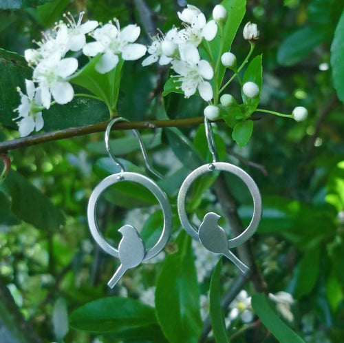 Boucles d'oreilles oiseaux perchés | EMPREINTES Paris - EMPREINTES Paris