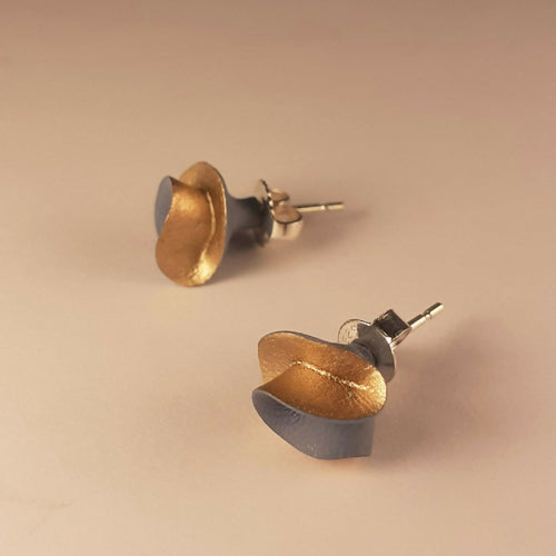 boucles_doreilles_synergie_bleu_lavande_et_or_aurelie_lejeune copie | EMPREINTES Paris - EMPREINTES Paris