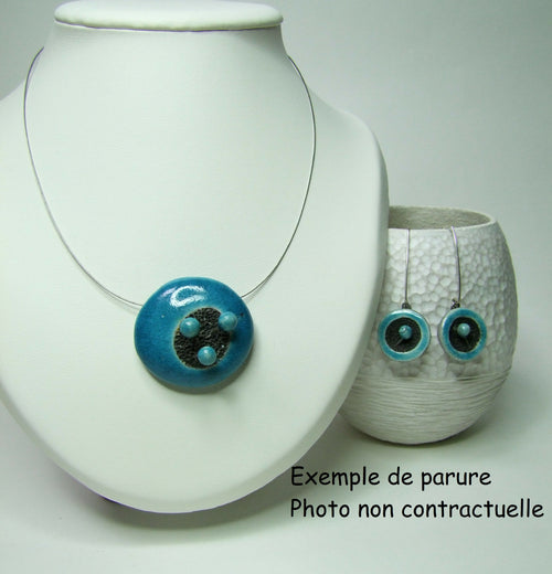 Boucles d'oreilles Miro bleues | EMPREINTES Paris - EMPREINTES Paris