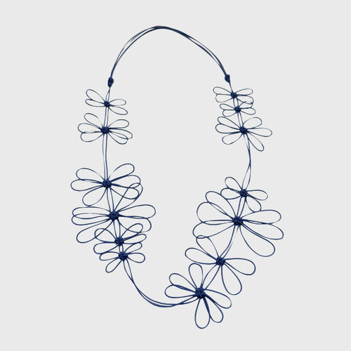 Collier fleurs de prunier bleu | EMPREINTES Paris - EMPREINTES Paris