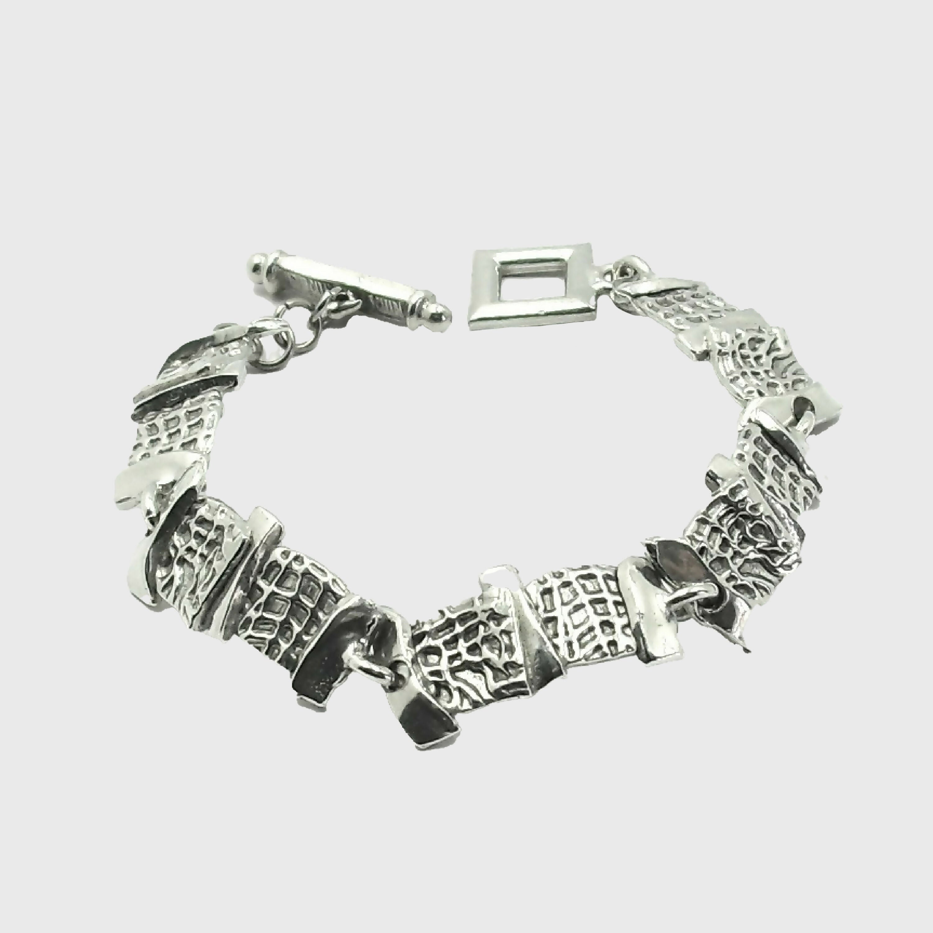 Bracelet à motif quadrillage | EMPREINTES Paris