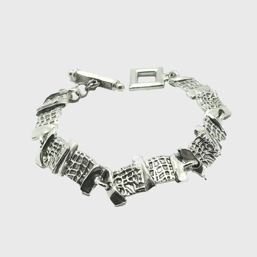 Bracelet à motif quadrillage | EMPREINTES Paris - EMPREINTES Paris