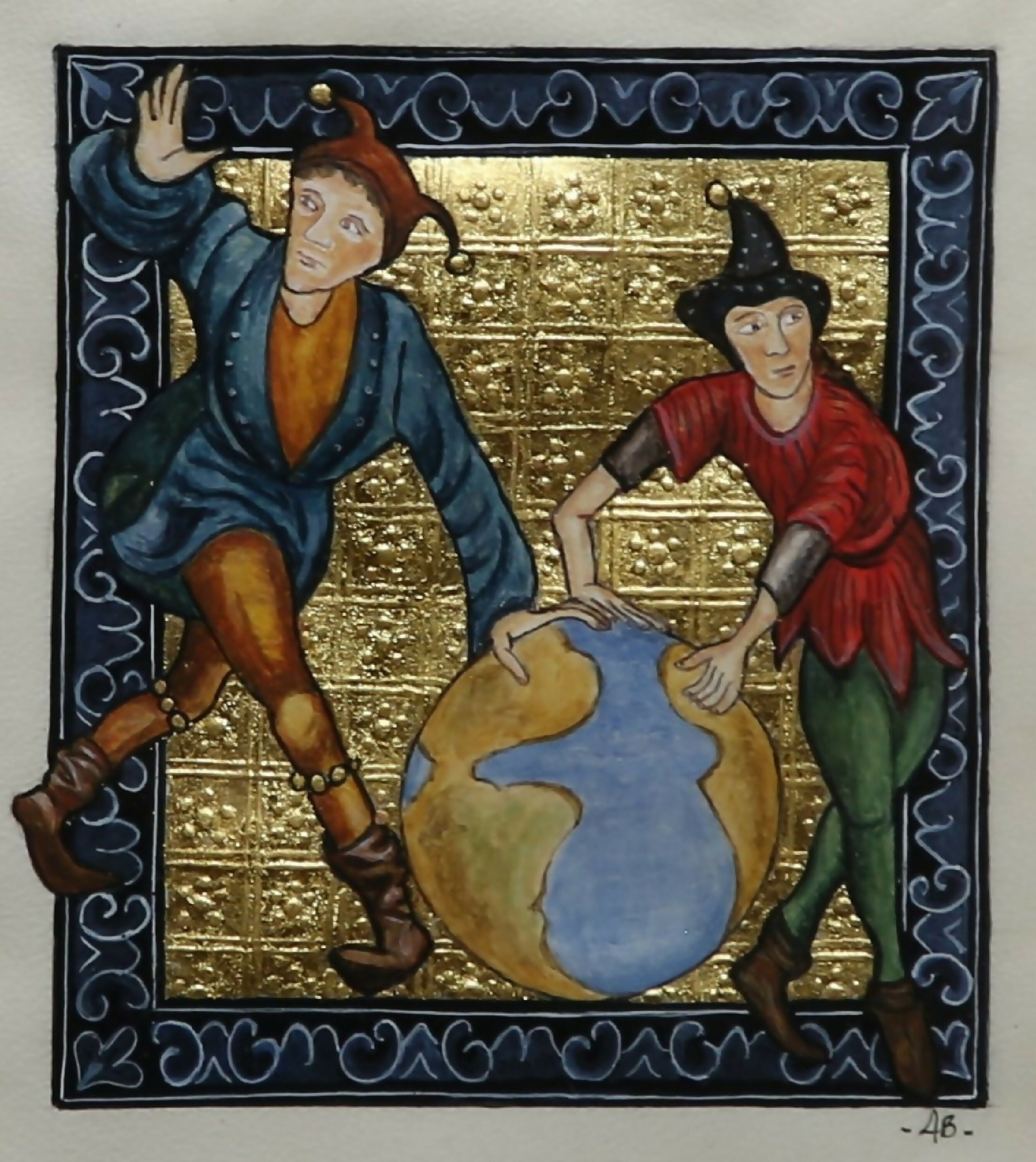 enluminure_un_monde_de_fous_1_annie_bouyer_enluminure copie | EMPREINTES Paris