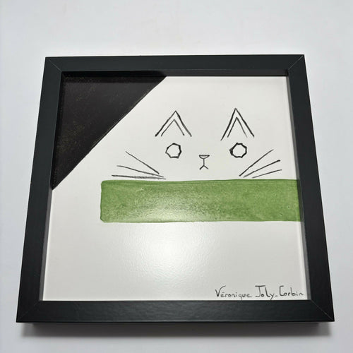 Tableau Carreau Chat | EMPREINTES Paris - EMPREINTES Paris