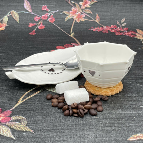 Petit Cœur tasse à café 3 - Service Parapluie - serena ilari copie | EMPREINTES Paris - EMPREINTES Paris