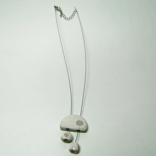 Collier Pendule gris | EMPREINTES Paris - EMPREINTES Paris