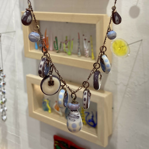 Collier Soraya bleu | EMPREINTES Paris - EMPREINTES Paris