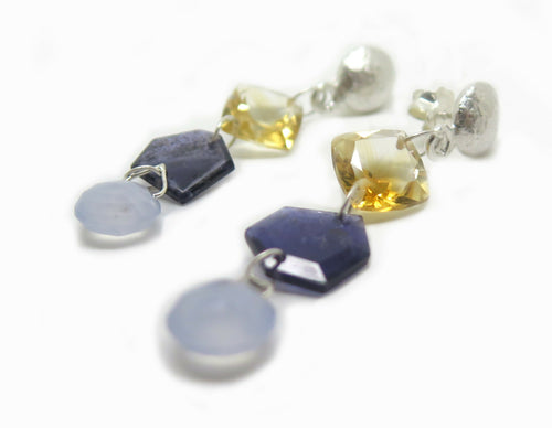 Boucles d’oreilles Argent et pierres fines | EMPREINTES Paris - EMPREINTES Paris