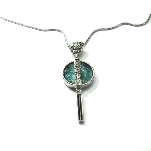 pendentif_en_etain_avec_pierre_de_verre_bleu_bijoux_christine_philippe copie | EMPREINTES Paris - EMPREINTES Paris