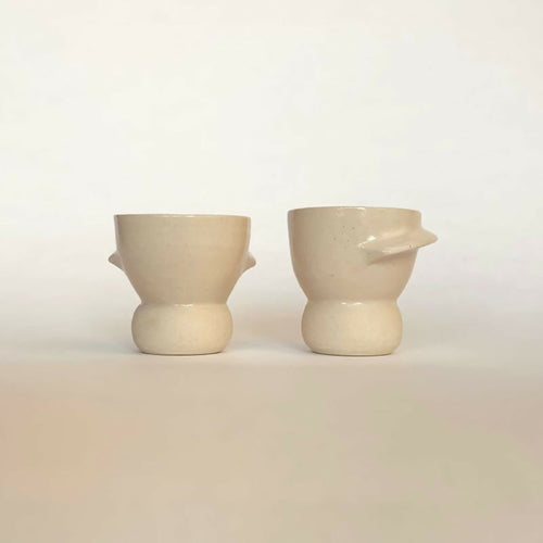 Duo de Tasses à Café Bulle blanches | EMPREINTES Paris - EMPREINTES Paris