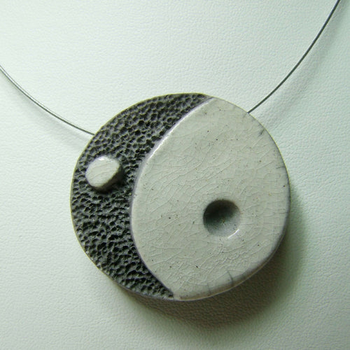 Collier Yin-Yang blanc | EMPREINTES Paris - EMPREINTES Paris