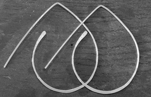 boucle goutte argent - atelier lor copie | EMPREINTES Paris - EMPREINTES Paris