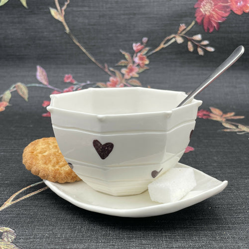 Petit Cœur tasse à thé 1 - Service Parapluie - serena ilari copie | EMPREINTES Paris - EMPREINTES Paris
