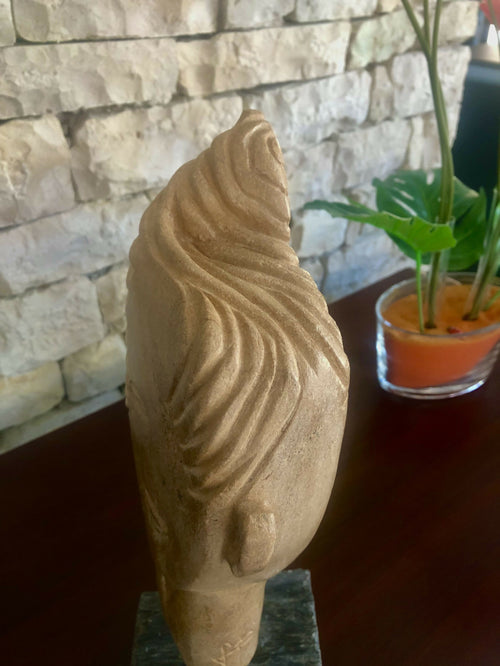 Symphonie, sculpture en stéatite terre de sienne | EMPREINTES Paris - EMPREINTES Paris