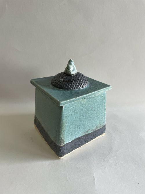 Boîte carrée turquoise | EMPREINTES Paris - EMPREINTES Paris