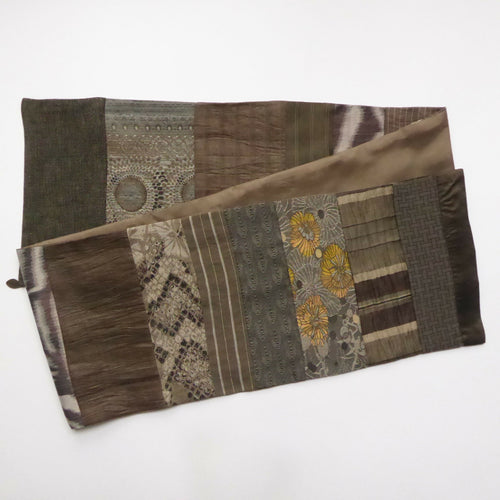 Écharpe intemporelle homme taupe-beige | EMPREINTES Paris - EMPREINTES Paris