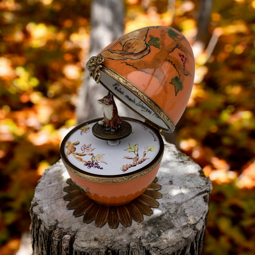 oeuf renard musical orange01 | EMPREINTES Paris - EMPREINTES Paris