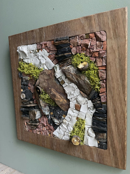 tableau_bois_mosaique_cupules_guislaine_carrier copie | EMPREINTES Paris - EMPREINTES Paris